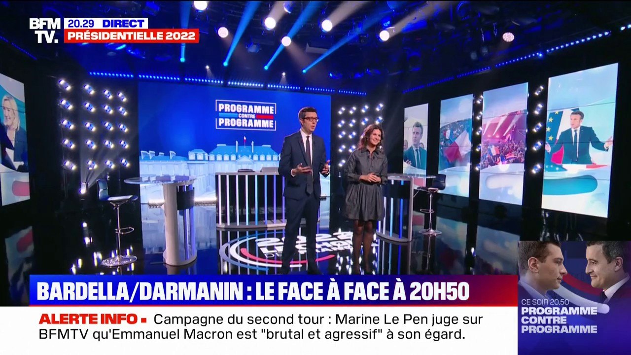 Jordan Bardella et Gérald Darmanin débattront à 20h50 sur @BFMTV