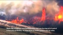 حرائق ضخمة تجتاح منطقة جبلية فى الولايات المتحدة وتدمر 150 مبنى