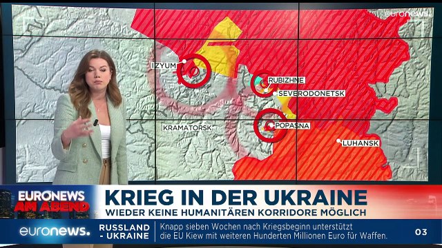 Tag 49 von Putins Krieg in der Ukraine - Euronews am Abend 13.04.22