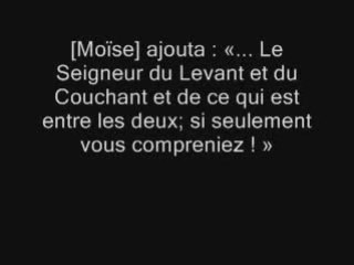Moïse rencontre Pharaon