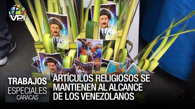 Artículos religiosos aún al alcance del bolsillo de los venezolanos - Especiales VPItv