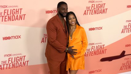 Mo McRae, Lex Scott Davis "The Flight Attendant" Season 2 Premiere Red Carpet