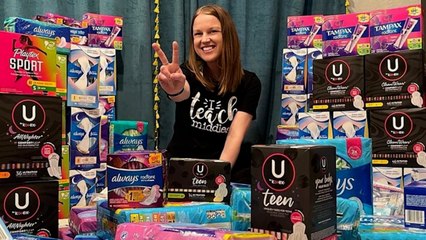 Texas Teacher Is Providing Students With Menstrual Products