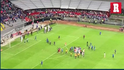 Antuna, Jurado, González y Talavera, se enfrascaron en riña tras el partido de Cruz Azul vs Pumas