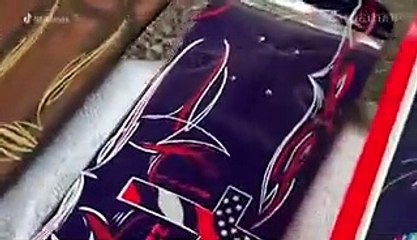 Pinstriping is professional freehanded line art