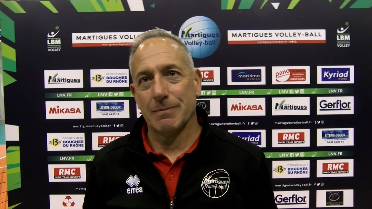 Interview maritima: Christophe Charroux après l'élimination de Martigues  Volley contre Saint-Quentin - Vidéo Dailymotion