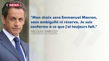 Second tour : l’ancien chef de l’Etat Nicolas Sarkozy va voter Emmanuel Macron
