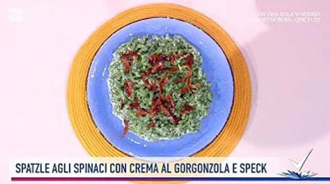 Ricetta Detto Fatto di oggi, 11 gennaio: spatzel con spinaci preparato da Beniamino Baleotti La prim
