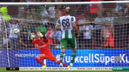 Beşiktaş 1-2 Konyaspor [HD] 06.08.2017 - 2017 Turkish Super Cup Final Match