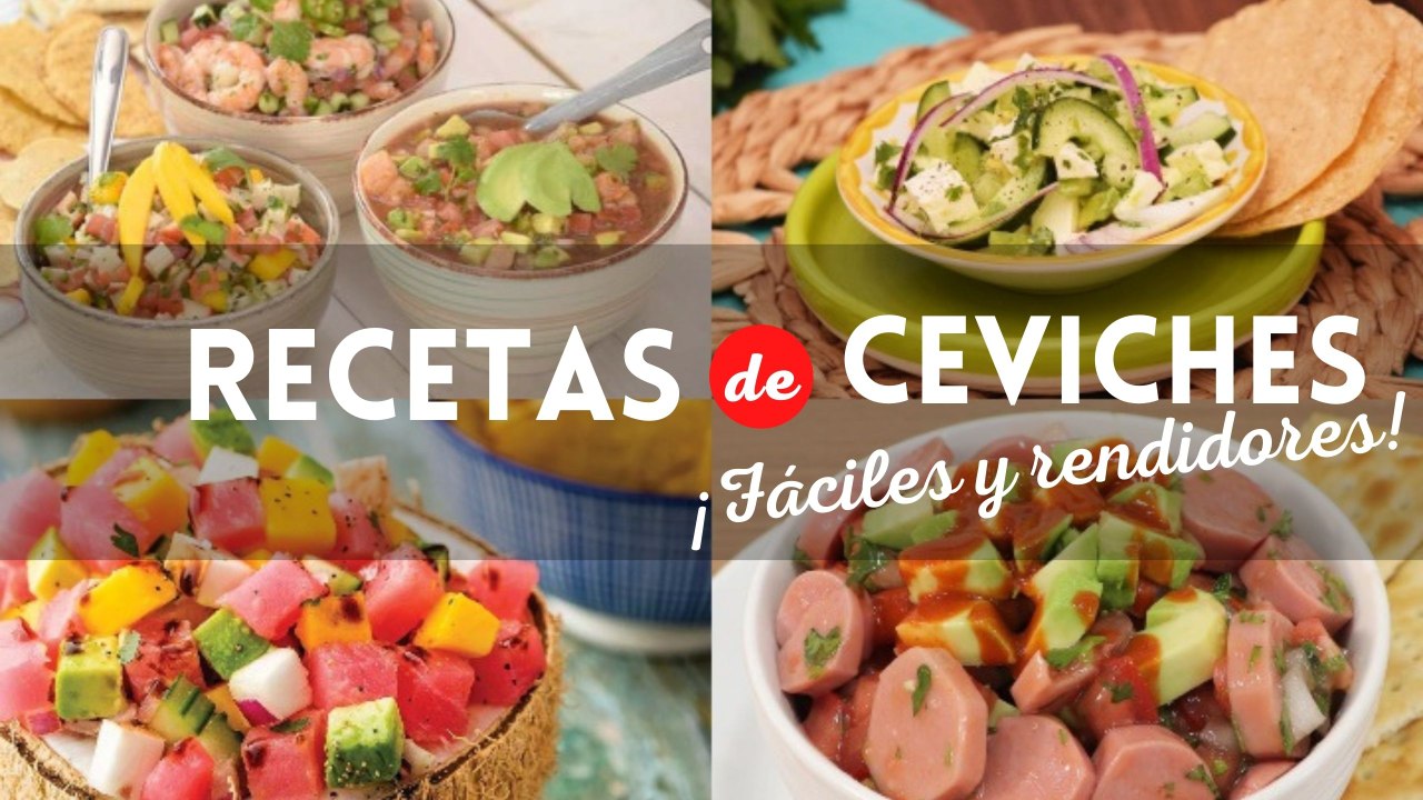 4 recetas de ceviches frescos y deliciosos para no extrañar la playa