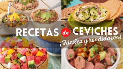 4 recetas de ceviches frescos y deliciosos para no extrañar la playa