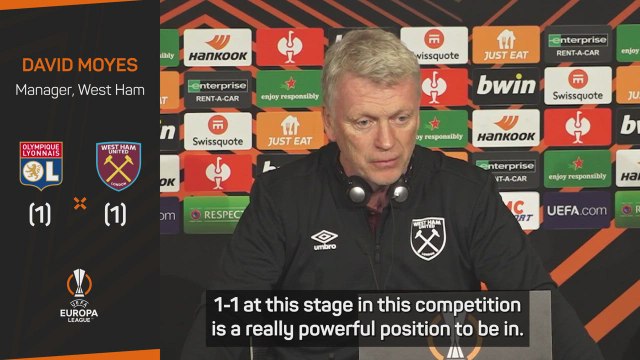 'A powerful position' - Moyes relishing West Ham's European showdown