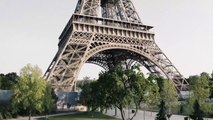 26.Eiffel Tower Drone 4k.....