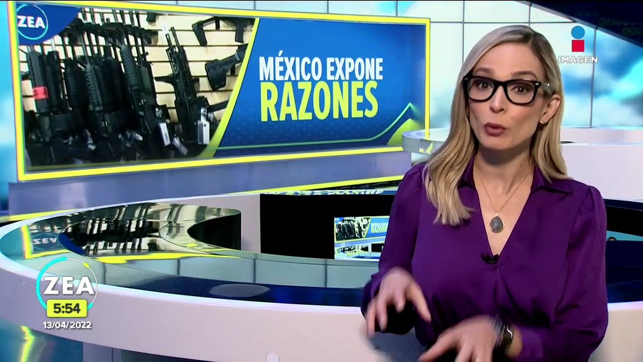 México presenta argumentos contra fabricantes de armas en EU