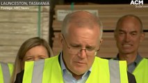 Scott Morrison speaks in Launceston, Tasmania on Day 4 of Federal Election campaign | April 14 2022 | Canberra Times