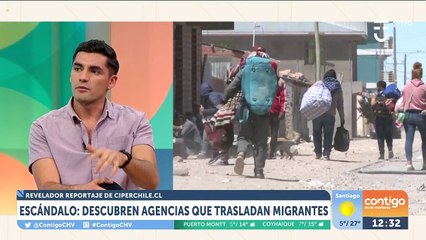 (2) Empresas de inmigración ilegal ahora transportan ilegales hasta Stgo - Matinal Chv