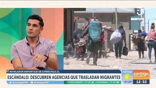 (2) Empresas de inmigración ilegal ahora transportan ilegales hasta Stgo - Matinal Chv