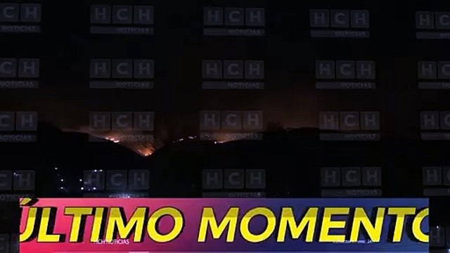 Voraz incendio forestal en cerro Triquilapa amenaza con llegar a varias colonias de la capital