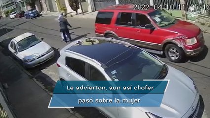 Joven arrolla a mujer de la tecera edad; quiso darse a la fuga