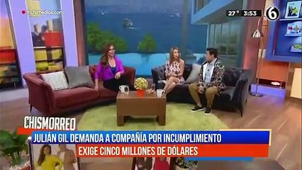 Julián Gil demandan a compañía por incumplimiento de contrato; exige 5mdd