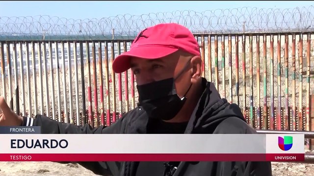Ardua búsqueda en ambos lados de la frontera luego de que desapareciera un migrante en su intento por cruzar la frontera nadando.