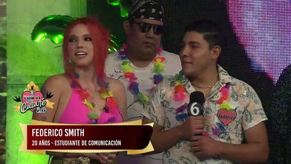 Tremendo beso de 'Trixxxy' y su enamorado en pleno programa