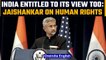 Jaishankar counters US’ human rights comment, says India entitled to its views too | Oneindia News