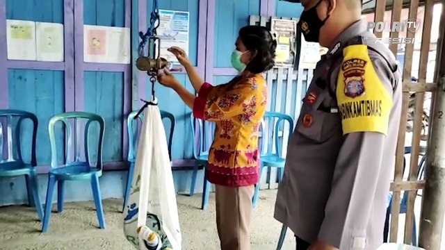 Bhabinkamtibmas Peduli dan Mendukung Program Pemerintah dalam Cegah Stunting Wilayah Kalimantan Tengah