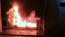 रेडीमेड गारमेंट की दुकान में लगी भयंकर आग