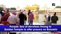 Punjab: Sea of devotees throngs Golden Temple to offer prayers on Baisakhi