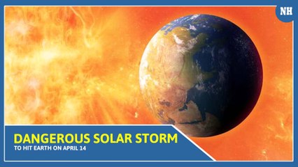 A powerful geomagnetic solar storm is expected to strike Earth on April 14