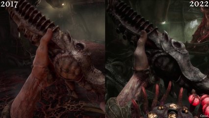 Scorn - 2016 vs 2017 vs 2020 vs 2022 Graphics Evolution