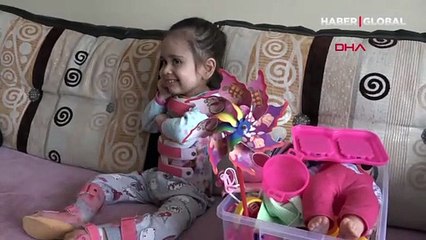 SMA hastası 3 yaşındaki Hümeyra, tedavisinin tamamlanabilmesi için yardım bekliyor