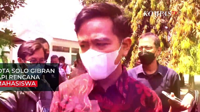Kata Walkot Gibran Soal Rencana Demo Mahasiswa di Solo Hari Ini: Demo-demo Saja, Tapi