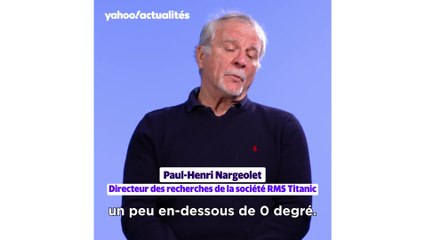 Paul Henri Nargeolet (Dans les profondeurs du Titanic) : "À mon avis, il y a eu une erreur du commandant qui n’a pas ralenti"
