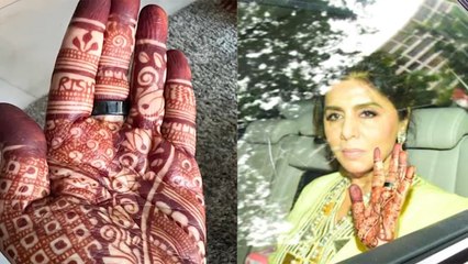 Alia Ranbir Wedding: Neetu की Mehendi पर लिखा है Rishi Kapoor का नाम; Watch Video | FilmiBeat