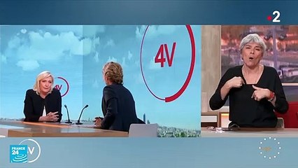 لوبان: "ماكرون رجل القمع القاسي"