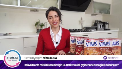 Kahvaltılarda müsli tüketenler için Dr. Oetker müsli çeşitlerinden hangisini önerirsiniz?