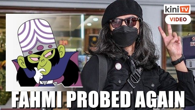 Fahmi grilled by cops over 'sultan' Mojo Jojo artwork