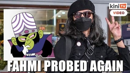 Fahmi grilled by cops over 'sultan' Mojo Jojo artwork