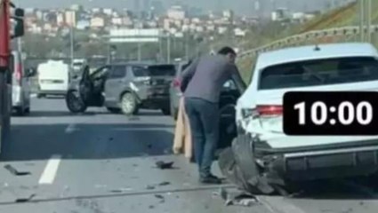 Beşiktaş'ın İspanyol futbolcusu Montero trafik kazası geçirdi