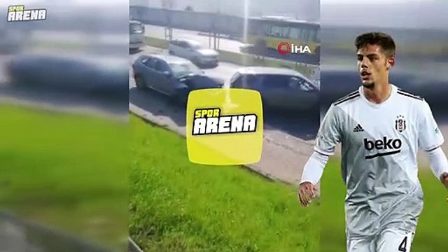 Beşiktaşlı futbolcu Montero Beykoz’da kaza yaptı