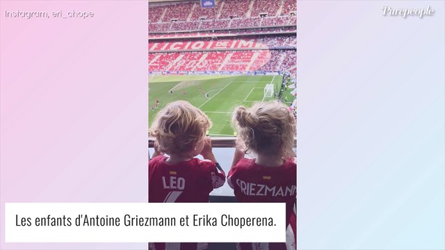 Antoine Griezmann : Ses enfants craquants au match de l'Atlético pour supporter leur papa