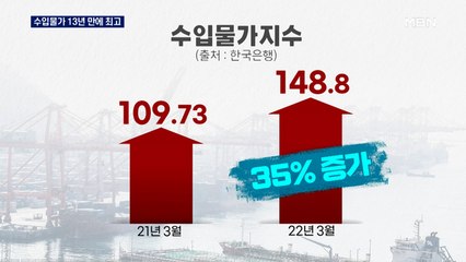 수입물가 13년 만에 최고…기름값 올라 어선도 멈춰