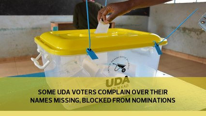 Some UDA voters complain over their names missing, blocked from nominations