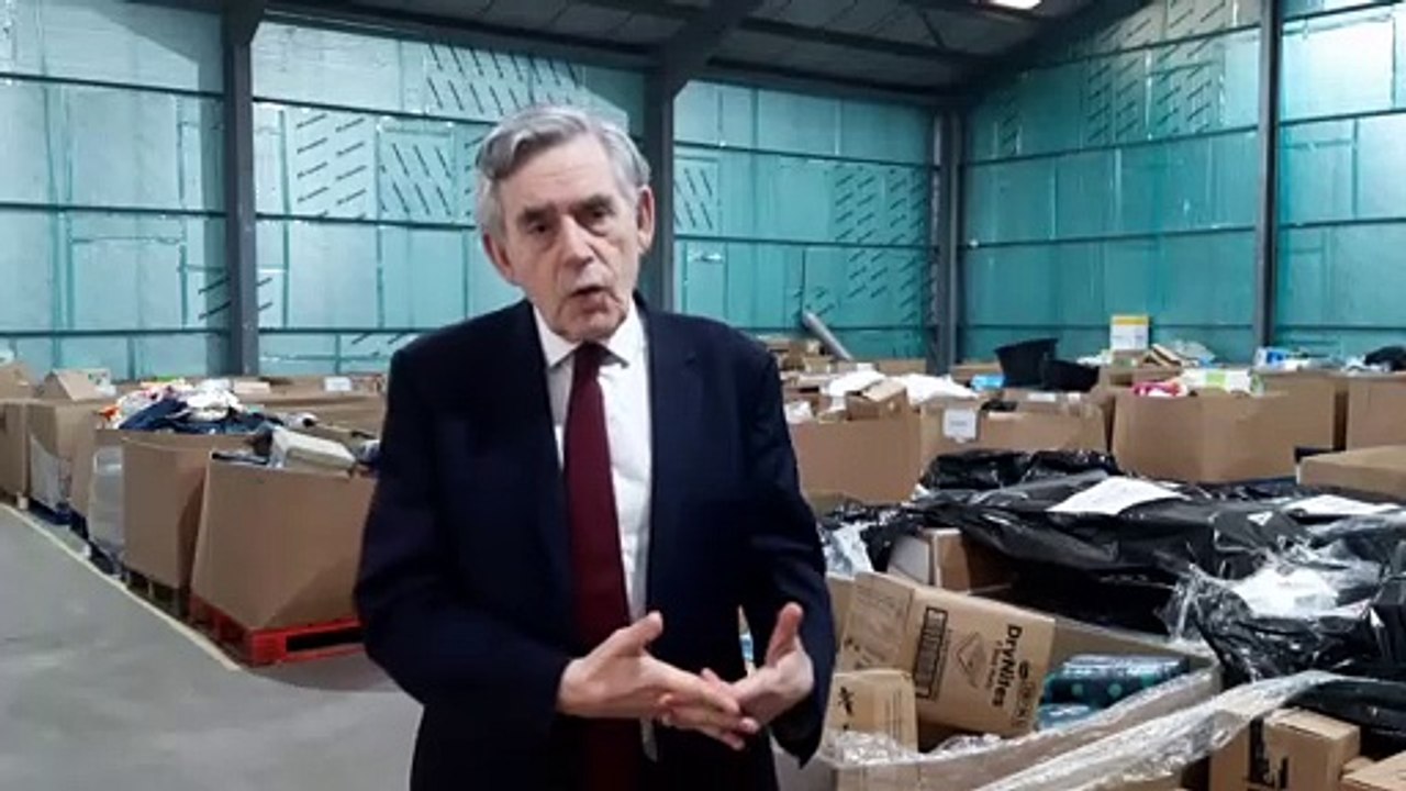 Gordon Brown at Fife pilot project to tackle poverty