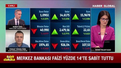 SON DAKİKA! Merkez Bankası faiz kararını açıkladı
