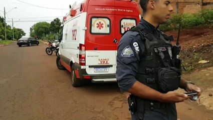 Jovem em surto precisa ser contido pelas equipes do Samu e GM no XIV de Novembro
