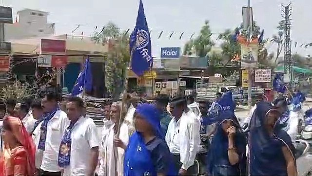 अंबेडकर की जयंती पर निकाली वाहन रैली, बाबासाहेब के बताए मार्ग पर चलने का किया आह्वान