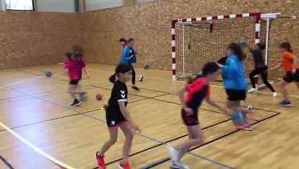 Progresser dans espace réduit Féminines U111, U13, U15.